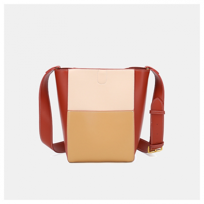 명중 색깔 광대역 물통 어깨에 매는 가방 2 PC 포켓 핸드백으로 놓이는 여성 핸드백 