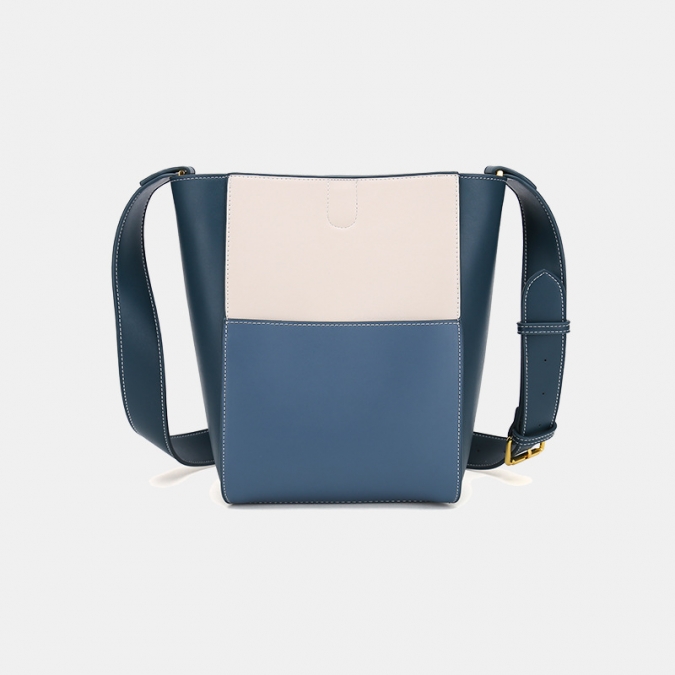 명중 색깔 광대역 물통 어깨에 매는 가방 2 PC 포켓 핸드백으로 놓이는 여성 핸드백 